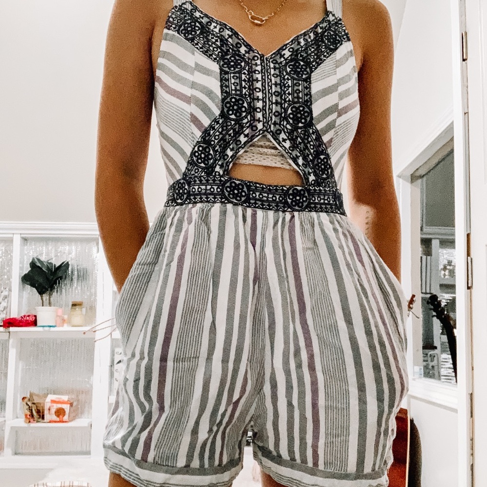 Pastel tribal romper